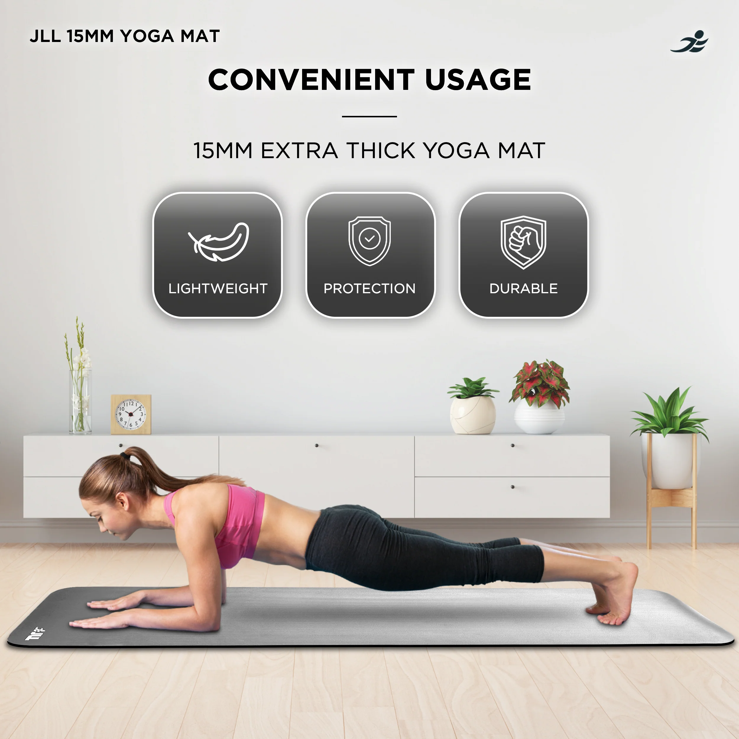 Yoga Mat 10mm Thickness - Image 5