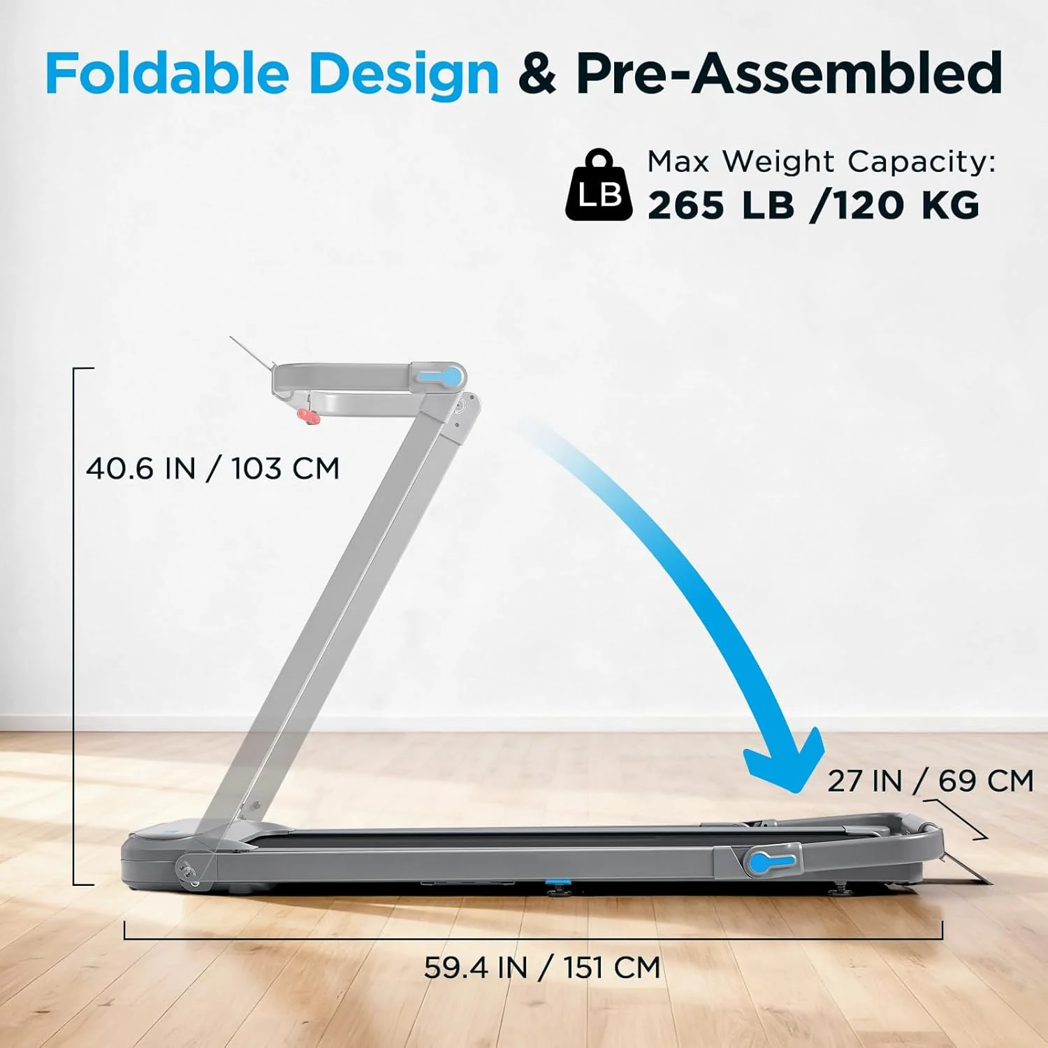 Helius Lite Smart 2 in 1 Treadpad Treadmill - Image 7