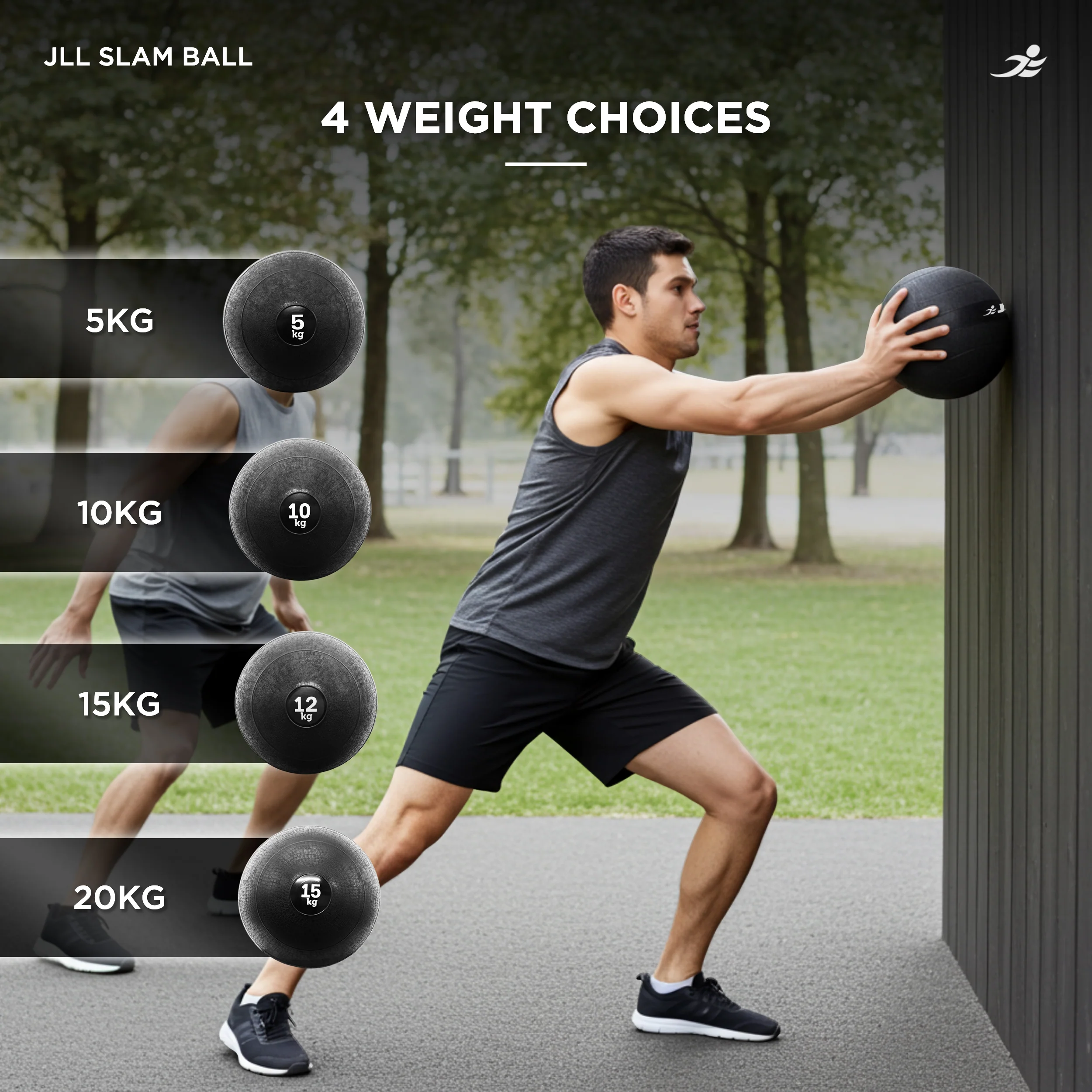 Heavy Duty Slam Ball - Available in 12kg & 15kg - Image 3