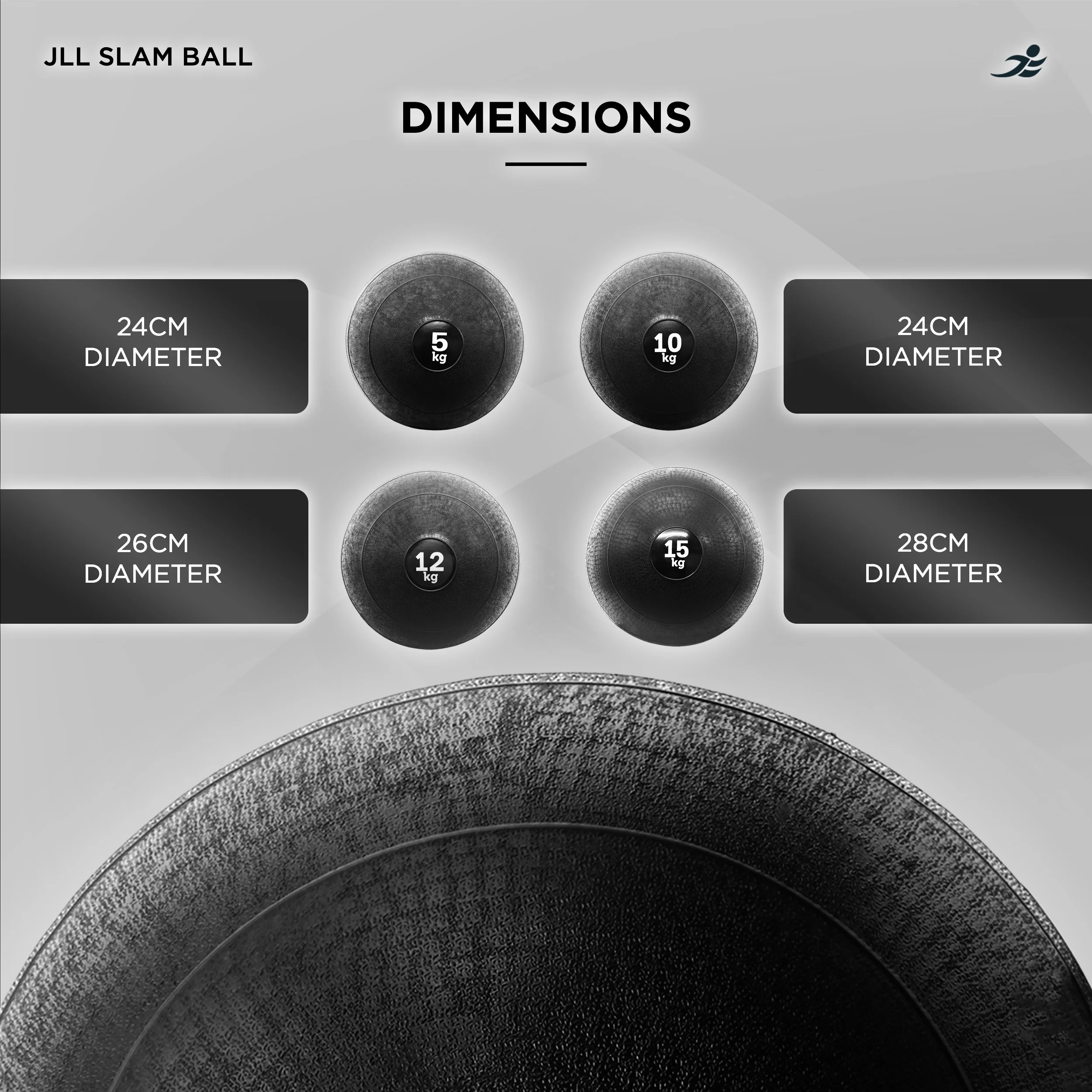 Heavy Duty Slam Ball - Available in 12kg & 15kg - Image 6