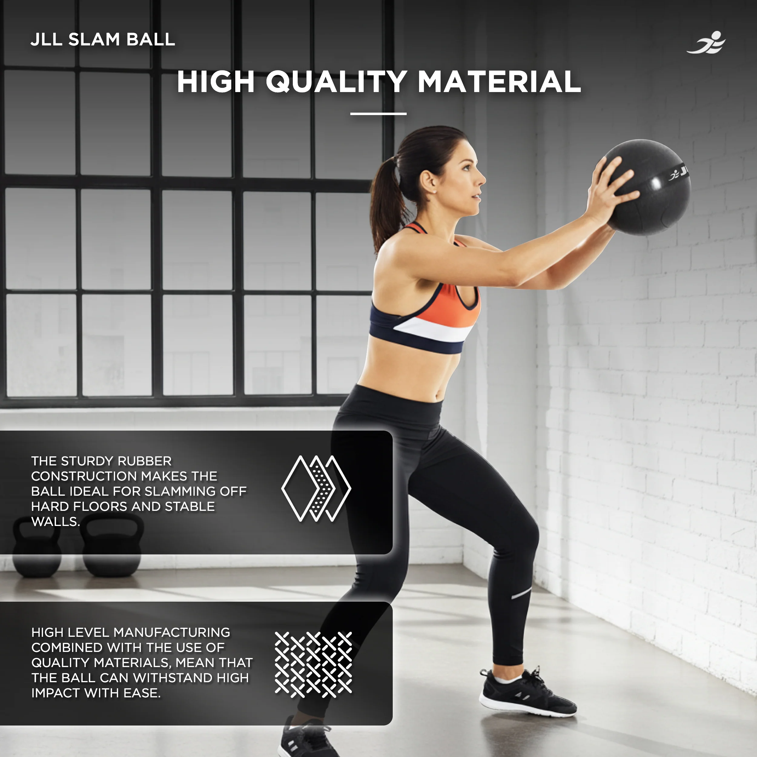 Heavy Duty Slam Ball - Available in 12kg & 15kg - Image 7