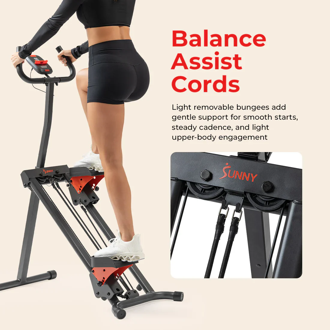 Smart Foldable Stair Climber With Balance-Assist Cords - Image 4