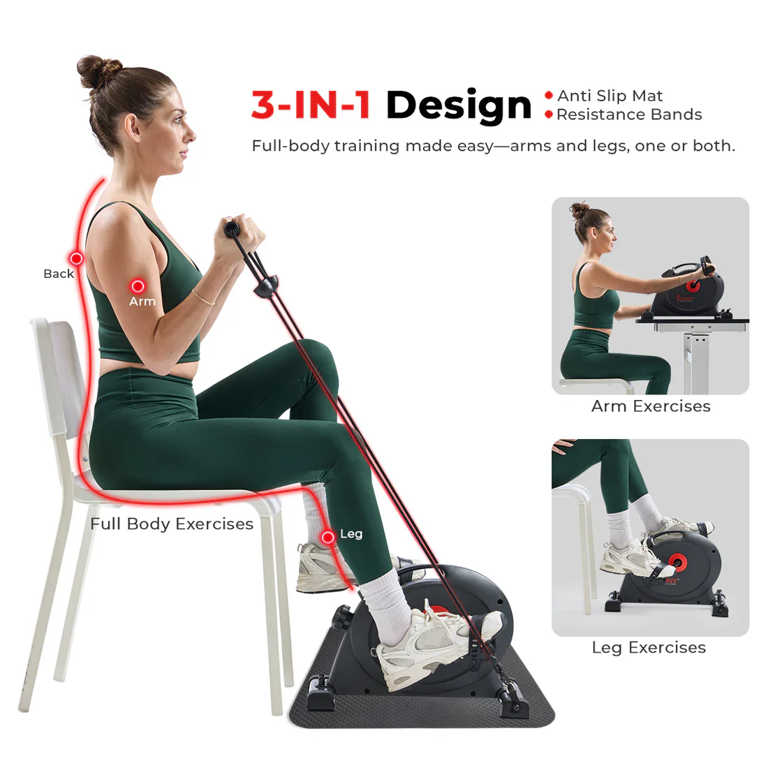 Smart Mini Exercise & Resistance Band & Mat - Image 3