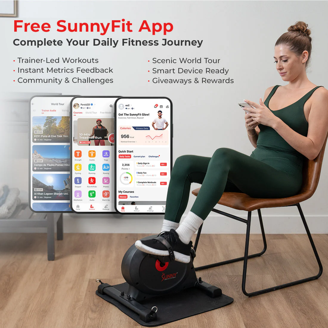 Smart Mini Exercise & Resistance Band & Mat - Image 8