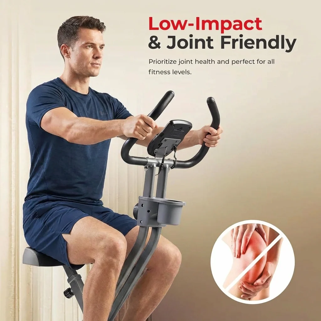 Foldable Magnetic Exercise X-Bike - Image 4