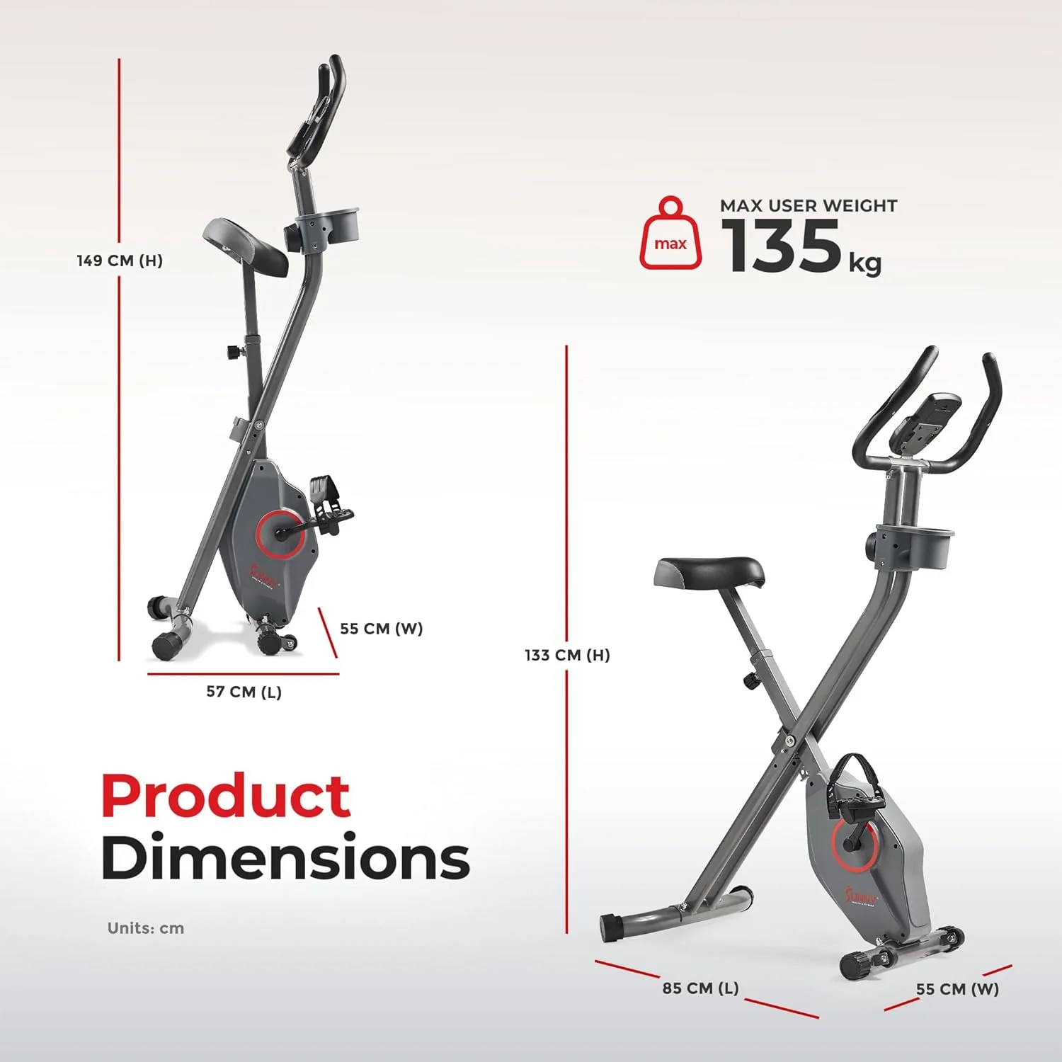 Foldable Magnetic Exercise X-Bike - Image 7