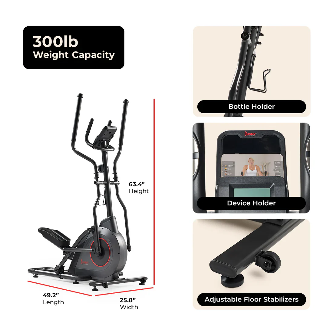 Ultra Silent Smart Elliptical Exerciser - Image 8